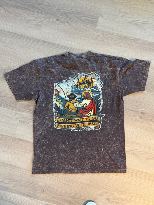 Fishing with Jesus tee